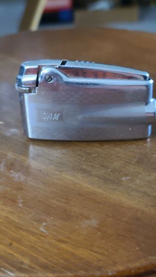 Vintage Sam Engraved Ronson Varaflame Premiere Cigarette Lighter