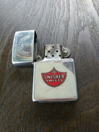 Zippo Lighter Swisher Sweets Limited Edition Satin Chrome G - Xv Cond.