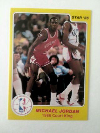 1986 Michael Jordan Star Court King 18