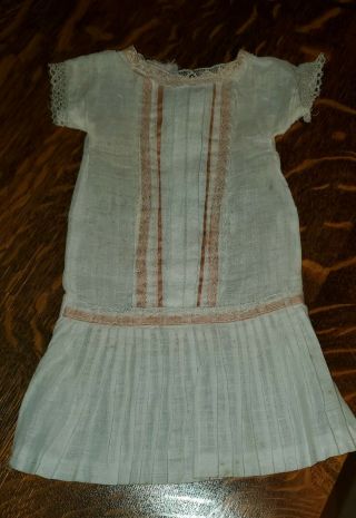 Antique French Factory Presentation Muslin Chemise For Jumeau Or German Doll