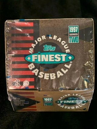 1997 Topps Finest Baseball Series 2 Box W/ 24 Packs