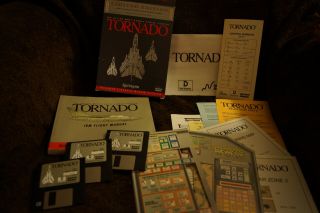 Pc Ibm Tornado - Big Box 3.  5 " - Vintage Game - Flight Sim 1993