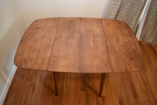 Kipp Stewart Mid Century modern dining table Plus Two Declaration Side Chairs 3