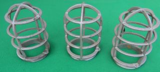 3 Vintage Crouse Hinds Explosion Proof Cages Industrial Lighting