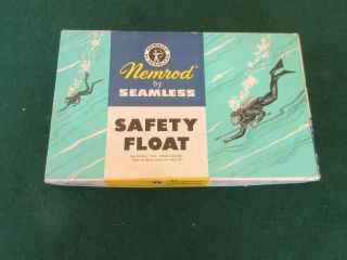 Vintage " Nemrod Saftey Float " By Seamless Graphics Old School Scuba.