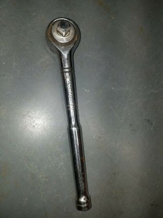 Vintage Craftsman 3/8 " Socket Wrench Ratchet Tool Thumb Wheel Fine Tooth 43796