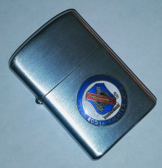 Vintage Vietnam War Era 405th Fighter Wing Air Force Crown Cigarette Lighter