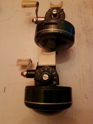 2 Vintage Spincast Reel Johnson Century Model 100b