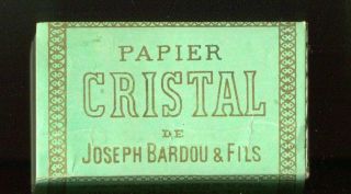 Papier Cristal - Old Full Packet Cigarette Rolling Paper