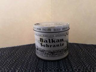 Balkan Sobranie Smoking Mixture Vintage Rare Size 2 Oz.  Tin