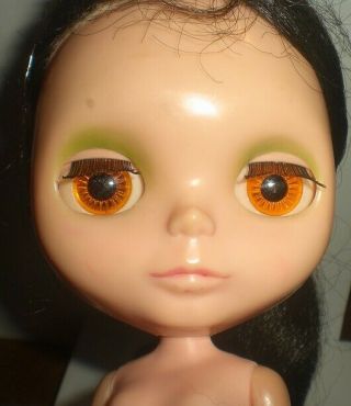Vintage 1972 Kenner Blythe Doll Central part w ponytail CLASSY ala Megan Markle 2