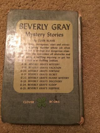 Vintage Beverly Gray’s Secret by Clair Blank 1951 A Beverly Gray Mystery 21 2