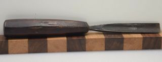 Vintage 9/16 " S.  J.  Addis No.  7 Sweep Carving Gouge Chisel (inv J518)