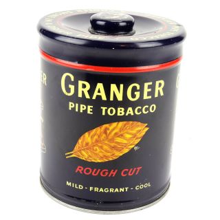 Vintage Granger Pipe Tobacco Tin With Pointer Dog 14oz