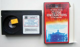 Vintage Betamax - Close Encounters Of The Third Kind Special Ed.  Beta Movie Tape