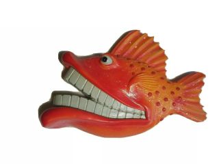 Vintage 2004 " Fish With Attitude " Wall Plaques By Mike Quinn - Set Of 3