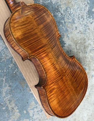 Stainer Violin.  Antique Fiddle.  4/4 Full Size.  Flamed Maple Back,  Neck & Sides