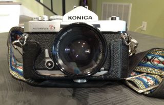 Vintage Konica Autoreflex T3 Camera Konica Hexanon Ar 55mm F1.  7 Lens