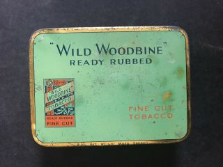 Tobacco Tin Wild Woodbine Ready Rubbed