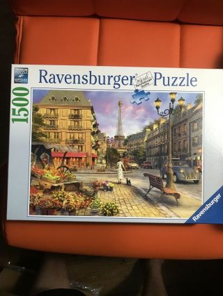 Ravensburger - Vintage Paris - 1500 Piece Jigsaw Puzzle Complete
