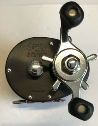 Vintage Shakespeare No 1941 Model Ej Spool Service Direct Drive Reel $2sell