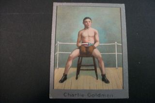 Cigarette Tobacco Card Mecca Prize Fighters T220 1910 Charlie Goldman