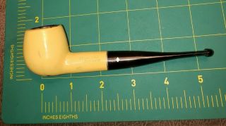 Vintage Dr.  Grabow YELLOW COLOR DUKE Apple Tobacco Smoking Pipe.  Ajustomatic. 3
