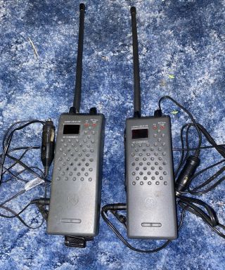 See Desc.  Vtg Ge Portable Handheld Cb Radio Transceivers 40 Channels Mdl 3 - 5980a