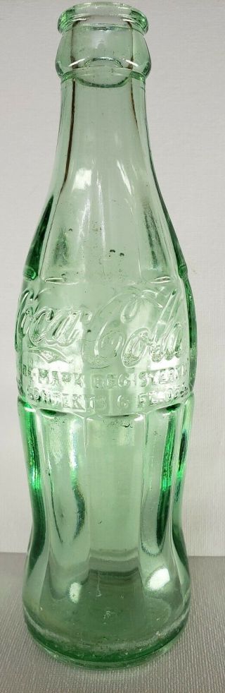 Vintage Hobble Skirt Embossed 6 Oz Coca Cola Soda Bottle Bethlehem Pennsylvania