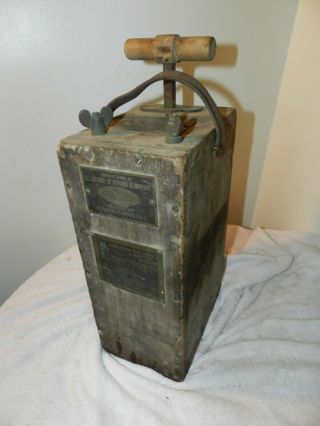 Antique Dupont Blasting Machine No 20 Dynamite Detonator Box 1800 