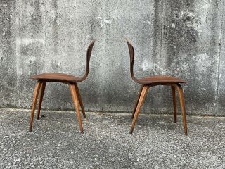 Norman Cherner Plycraft Chairs,  Pair 2