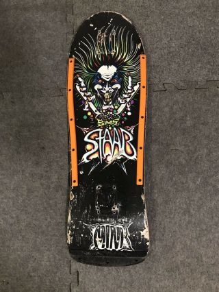 Sims Kevin Staab Mini Skateboard Deck 80’s Rare Vision 3