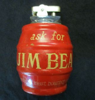 Vintage Jim Beam Advertising Cigar/cigarette Lighter