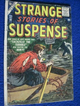 Vintage Atlas Comics Strange Stories Of Suspense 13 1957