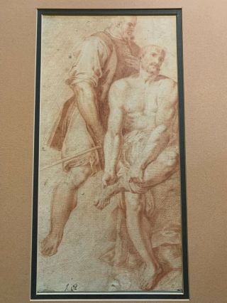 Old Master Drawing - Antique Artwork Signed (17th Century?)