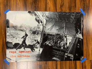 Rage Against The Machine Live Poster 1995 Rare Vintage Ratm Giant