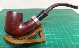 Good Looks/condition/grained Reject " K&p Petersons " 3/4 Bent 313 Shape Pipe.