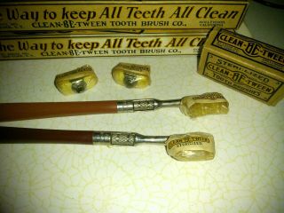Rare Vintage Toothbrushes By The - Be - Tween Co.  Copyright Dated 1927