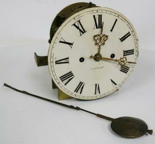 Antique English John Thwaites London 8 Day Twin Fusee Bracket Clock Movement