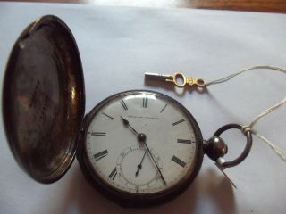 Antique American Watch Company 18 Size Hunter Case Pocket Watch