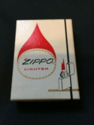 Vintage Zippo Lighter With Brush Finish No.  200