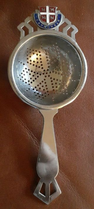 Vintage Chrome Plated Tea Infuser Spoon/strainer Made In England☆carbonear☆