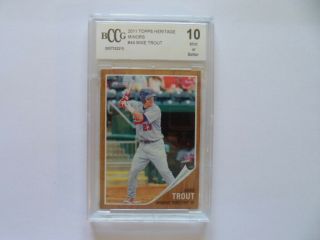 Mike Trout Rookie Graded 10