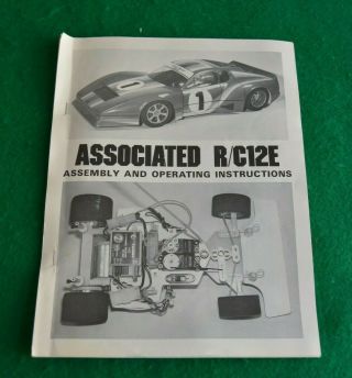 Vintage Associated Rc Car R/c122e Assembly And Operating Instructions