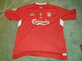 Liverpool Vintage 2005 Uk Xl Champions League Winners Kit Good Cond