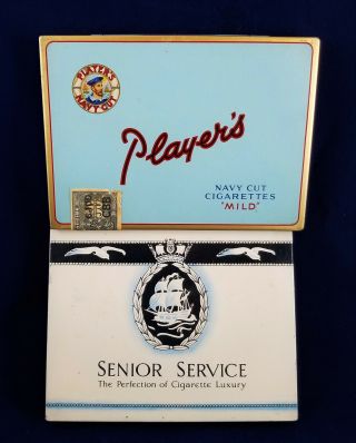 2 Tins 1 Price Vintage Senior Service & Player 