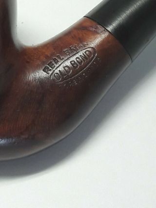 Bent Old Bond Real Briar Estate Pipe.  Lightly Smoked 2
