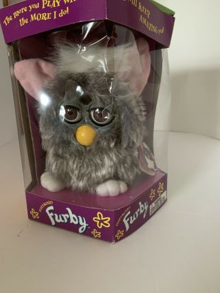 Furby - Model 70 - 800 - Grey - Vintage 1998 With Tags Pre/owned &