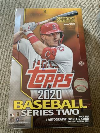 2020 Topps Series 2 Baseball Card Factory Hobby Box Autograph Relic Mlb