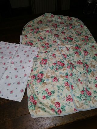Vintage Fabric Hanging Garment Dust Cover - By Seal - Sac,  Heat Pad Cover